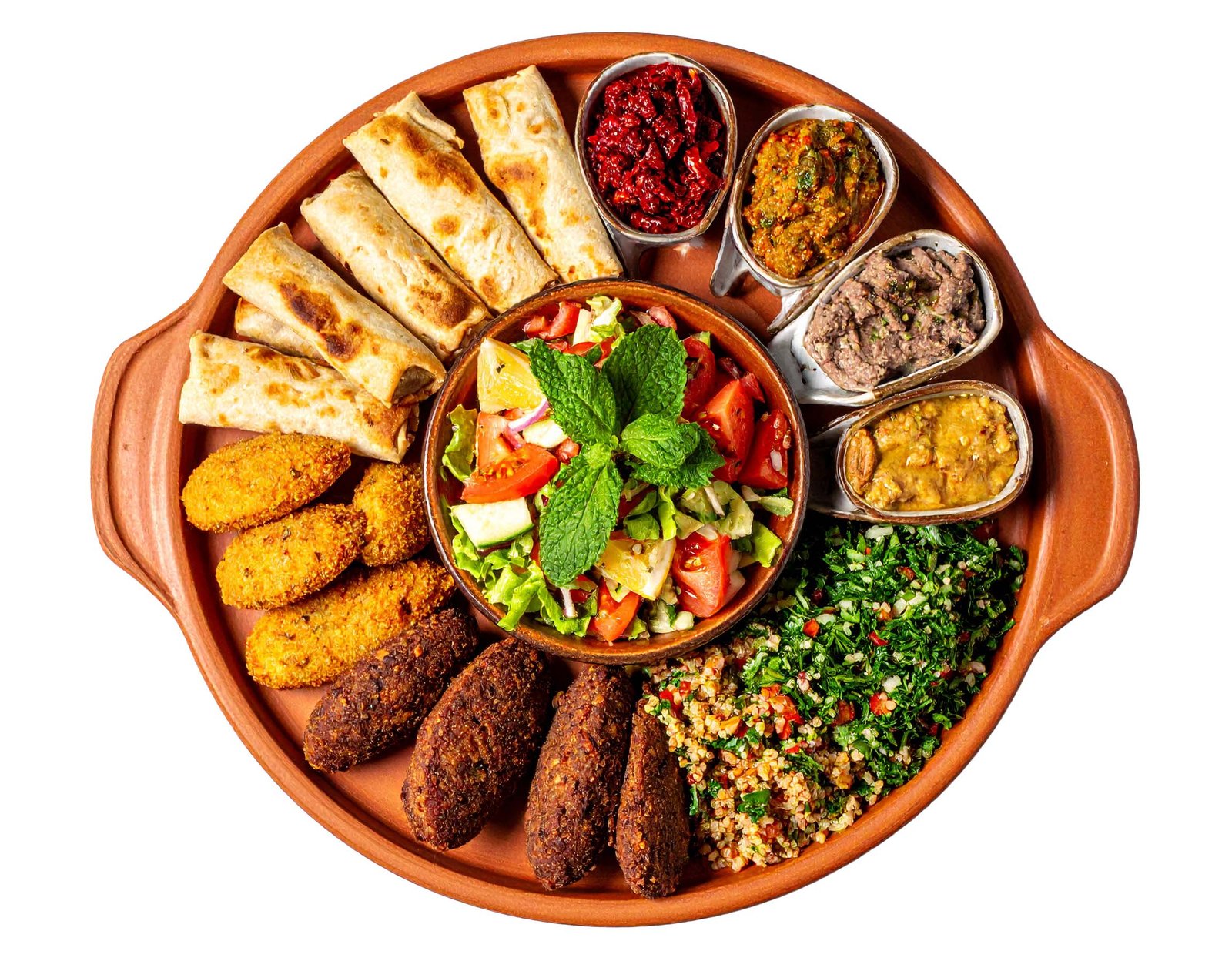 Hot and Cold Mezzah Mixed